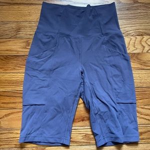 REI longer biker short with pockets